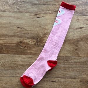 New Pink and Red “Be Mine” Tall Socks